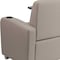 Flash Furniture Contemporary Guest Chair, Gray Back, 41 in W 27" L 35" H, Raised Tablet, Leather Seat BT-8217-GV-CS-GG - alternate 10