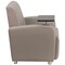 Flash Furniture Contemporary Guest Chair, Gray Seat, Gray Back, 27 in W 27" L 35" H, Raised Tablet, Leather Seat BT-8217-GV-GG - alternate 10