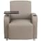 Flash Furniture Contemporary Guest Chair, Gray Seat, Gray Back, 27 in W 27" L 35" H, Raised Tablet, Leather Seat BT-8217-GV-GG - alternate 8