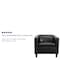 Flash Furniture Transitional Lounge Chair, Black Back, 29-3/4 in W 29" L 28" H, Sloping, Leather Seat BT-873-BK-GG - alternate 7
