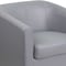 Flash Furniture Transitional Lounge Chair, Black Back, 29-3/4 in W 29" L 28" H, Sloping, Leather Seat BT-873-GY-GG - alternate 2