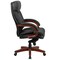 Flash Furniture Contemporary Chair Black High Back Exec Chair, Fixed Arms, 20-3/4" to 23" Height, Metal, Black BT-90171H-S-GG - alternate 7