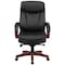 Flash Furniture Contemporary Chair Black High Back Exec Chair, Fixed Arms, 20-3/4" to 23" Height, Metal, Black BT-90171H-S-GG - alternate 10
