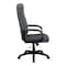 Flash Furniture Contemporary Chair Gray High Back Exec Chair, Fixed Arms, 19-3/4" to 22-3/4" Height, Polypropylene BT-9022-BK-GG - alternate 10