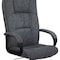 Flash Furniture Contemporary Chair Gray High Back Exec Chair, Fixed Arms, 19-3/4" to 22-3/4" Height, Polypropylene BT-9022-BK-GG - alternate 3
