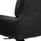 Flash Furniture Executive Chair Fixed Arms, 21" to 23-1/4" Height, Leather, Black BT-90269H-BK-GG - alternate 6