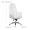Flash Furniture Executive Chair Fixed Arms, 21" to 23-1/4" Height, Foam, White BT-90269H-WH-GG - alternate 3