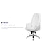 Flash Furniture Executive Chair Fixed Arms, 21" to 23-1/4" Height, Foam, White BT-90269H-WH-GG - alternate 4