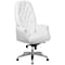 Flash Furniture Executive Chair Fixed Arms, 21" to 23-1/4" Height, Foam, White BT-90269H-WH-GG - alternate 9
