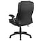 Flash Furniture Contemporary Chair Black High Back Exec Chair, Adjustable Arms, 19-3/4" to 22-1/2" Height, Metal BT-90275H-GG - alternate 2