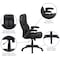Flash Furniture Contemporary Chair Black High Back Exec Chair, Adjustable Arms, 19-3/4" to 22-1/2" Height, Metal BT-90275H-GG - alternate 8