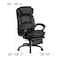 Flash Furniture Contemporary Chair Black Reclining Exec Chair, Fixed Arms, 20" to 24" Height, Leather, Black BT-90279H-GG - alternate 5