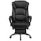 Flash Furniture Contemporary Chair Black Reclining Exec Chair, Fixed Arms, 20" to 24" Height, Leather, Black BT-90279H-GG - alternate 6
