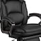 Flash Furniture Contemporary Chair Black Reclining Exec Chair, Fixed Arms, 20" to 24" Height, Leather, Black BT-90279H-GG - alternate 10