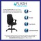 Flash Furniture Fabric Task Chair, 16-3/4" to 20-1/2", Adjustable Arms, Black BT-90297M-A-GG - alternate 7