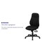 Flash Furniture Fabric Task Chair, 16-3/4" to 20-1/2", Adjustable Arms, Black BT-90297M-A-GG - alternate 9