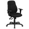 Flash Furniture Fabric Task Chair, 16-3/4" to 20-1/2", Adjustable Arms, Black BT-90297M-A-GG - alternate 10