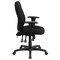 Flash Furniture Fabric Task Chair, 16-3/4" to 20-1/2", Adjustable Arms, Black BT-90297M-A-GG - alternate 4
