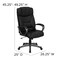 Flash Furniture Contemporary Chair Fixed Arms, 18-3/4" to 22-3/4" Height, Metal, Black BT-9177-BK-GG - alternate 9