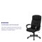 Flash Furniture Contemporary Chair Fixed Arms, 18-3/4" to 22-3/4" Height, Metal, Black BT-9177-BK-GG - alternate 8