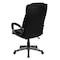Flash Furniture Contemporary Chair Fixed Arms, 18-3/4" to 22-3/4" Height, Metal, Black BT-9177-BK-GG - alternate 2