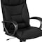 Flash Furniture Contemporary Chair Fixed Arms, 18-3/4" to 22-3/4" Height, Metal, Black BT-9177-BK-GG - alternate 6