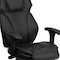 Flash Furniture Contemporary Chair Black High Back Exec Chair, Adjustable Arms, 17-1/2" to 21" Height, Leather BT-9835H-GG - alternate 6