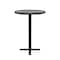 Correll Round Standing Height Cafe Bistro and Breakroom Pedestal Table, High Pressure Laminate Top BXB24R-15 - alternate 4