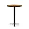 Correll Round Standing Height Cafe Bistro and Breakroom Pedestal Table, High Pressure Laminate Top BXB30R-06 - alternate 8