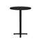 Correll Round Standing Height Cafe Bistro and Breakroom Pedestal Table, High Pressure Laminate Top BXB30R-07 - alternate 7