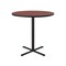 Correll Round Standing Height Cafe Bistro and Breakroom Pedestal Table, High Pressure Laminate Top, Cherry BXB36R-21 - alternate 6