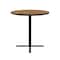 Correll Round Standing Height Cafe Bistro and Breakroom Pedestal Table, High Pressure Laminate Top BXB42R-06 - alternate 4