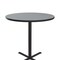 Correll Round Standing Height Cafe Bistro and Breakroom Pedestal Table, High Pressure Laminate Top BXB42R-15 - alternate 4