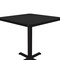 Correll Square Cafe Bistro and Breakroom Pedestal Table, High Pressure Laminate Top, Black Granite BXT24S-07 - alternate 4