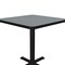 Correll Square Cafe Bistro and Breakroom Pedestal Table, High Pressure Laminate Top, Gray Granite BXT24S-15 - alternate 8