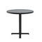 Correll Round Cafe Bistro and Breakroom Pedestal Table, High Pressure Laminate Top, Gray Granite BXT30R-15 - alternate 5