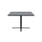 Correll Square Cafe Bistro and Breakroom Pedestal Table, High Pressure Laminate Top, Gray Granite BXT36S-15 - alternate 6