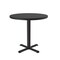 Correll Round Cafe Bistro and Breakroom Pedestal Table, High Pressure Laminate Top, Black Granite BXT42R-07 - alternate 8