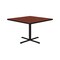 Correll Square Cafe Bistro and Breakroom Pedestal Table, High Pressure Laminate Top, Cherry BXT42S-21 - alternate 8