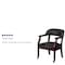 Flash Furniture Traditional Luxurious Conference Chair, Black Back, 24 in W 27" L 31-1/2" H, Upholstered Straight B-Z100-BLACK-GG - alternate 3