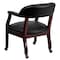Flash Furniture Traditional Luxurious Conference Chair, Black Back, 24 in W 27" L 31-1/2" H, Upholstered Straight B-Z100-BLACK-GG - alternate 2