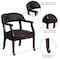 Flash Furniture Traditional Luxurious Conference Chair, Black Back, 24 in W 27" L 31-1/2" H, Upholstered Straight B-Z100-BLACK-GG - alternate 6