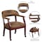Flash Furniture Traditional Luxurious Conference Chair, Brown Back, 24 in W 27" L 31-1/2" H, Upholstered Straight B-Z100-BRN-GG - alternate 8