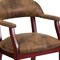 Flash Furniture Traditional Luxurious Conference Chair, Brown Back, 24 in W 27" L 31-1/2" H, Upholstered Straight B-Z100-BRN-GG - alternate 4