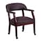 Flash Furniture Traditional Luxurious Conference Chair, 24 in W 27" L 31-1/2" H, Upholstered Straight, Leather Seat B-Z100-LF19-LEA-GG - alternate 8