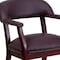 Flash Furniture Traditional Luxurious Conference Chair, 24 in W 27" L 31-1/2" H, Upholstered Straight, Leather Seat B-Z100-LF19-LEA-GG - alternate 9