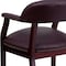 Flash Furniture Traditional Luxurious Conference Chair, 24 in W 27" L 31-1/2" H, Upholstered Straight, Leather Seat B-Z100-LF19-LEA-GG - alternate 10