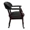 Flash Furniture Traditional Luxurious Conference Chair, Black Back, 24 in W 27" L 31-1/2" H, Upholstered Straight B-Z100-LF-0005-BK-LEA-GG - alternate 10
