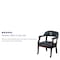 Flash Furniture Traditional Luxurious Conference Chair, 24 in W 27" L 31-1/2" H, Upholstered Straight, Vinyl Seat B-Z100-NAVY-GG - alternate 5
