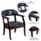 Flash Furniture Traditional Luxurious Conference Chair, 24 in W 27" L 31-1/2" H, Upholstered Straight, Vinyl Seat B-Z100-NAVY-GG - alternate 4